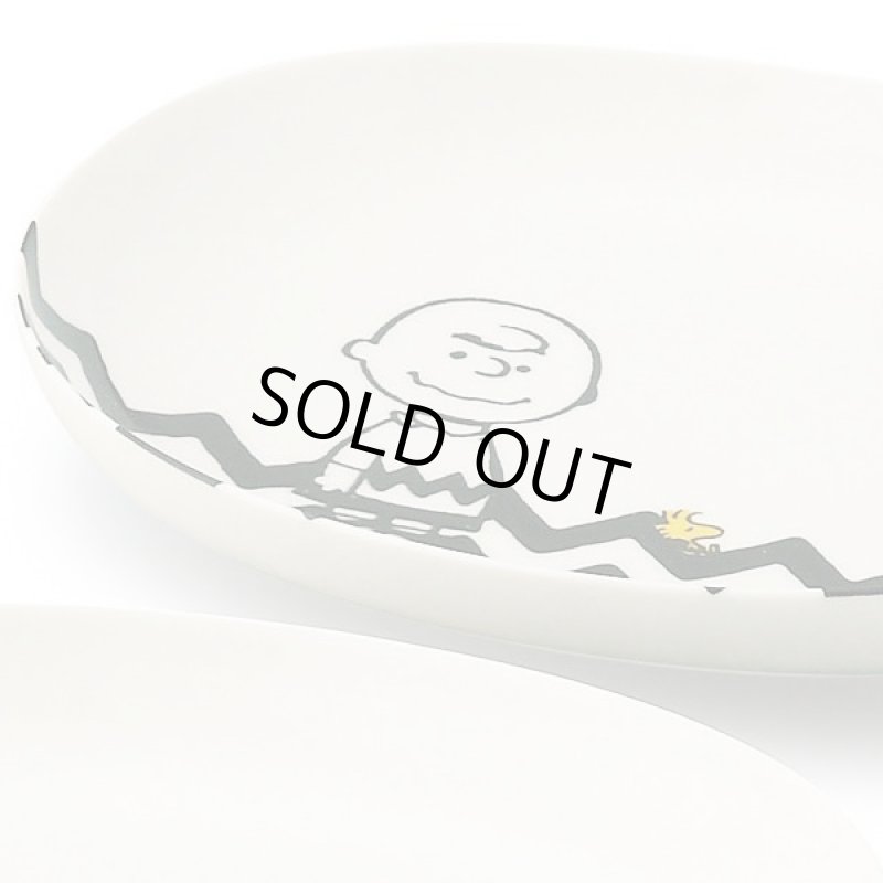 画像3: スヌーピーモノトーンペアオーバルボウル (食器,耐熱容器,SNOOPY.ギフト,母の日,贈り物,お祝い返し,レンジOK,食洗機OK) (3)