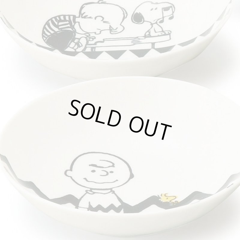 画像3: スヌーピーモノトーンファイブボウルセット (食器,耐熱容器,SNOOPY.ギフト,母の日,贈り物,お祝い返し,レンジOK,食洗機OK) (3)