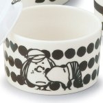 画像2: スヌーピーモノトーンレンジ4点セット (食器,耐熱容器,SNOOPY.ギフト,母の日,贈り物,お祝い返し,レンジOK,食洗機OK) (2)