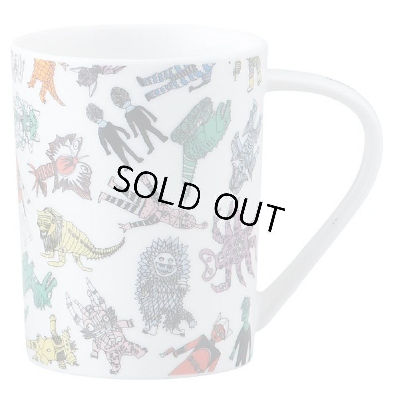 画像2: 吉水卓ウルトラセブンマグ「ウルトラセブン怪獣」(アートディレクター吉水卓コラボ,マグカップ,コップ,ユーモラスにリライト) (2)