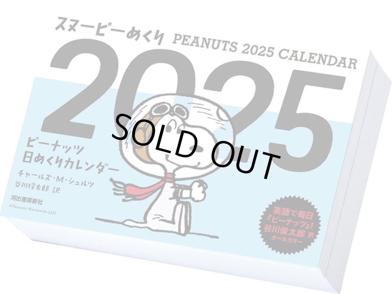 画像1: 2025年スヌーピーめくりカレンダー (1)