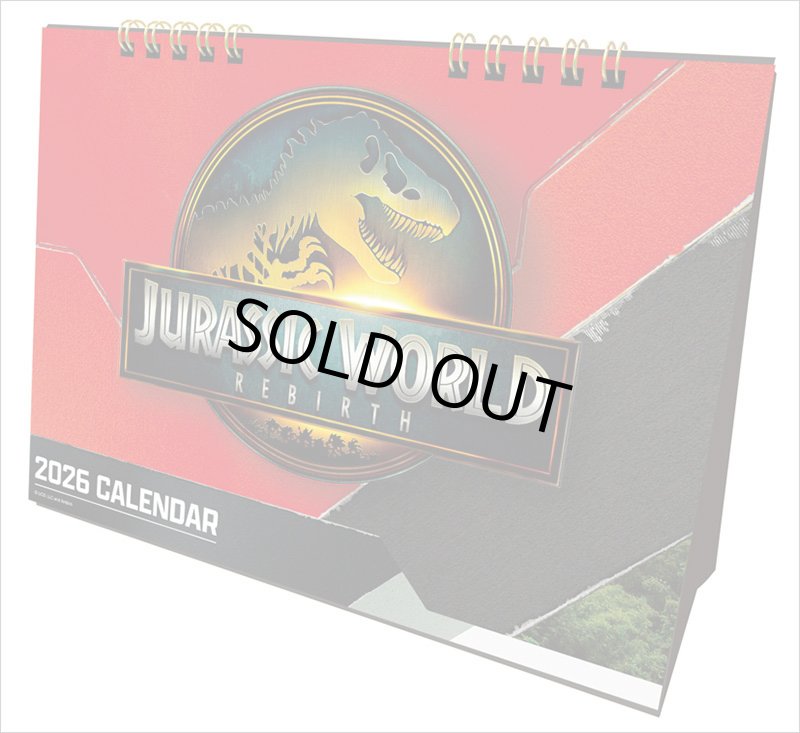 画像1: 2026年卓上 ジュラシックワールドカレンダー (1)