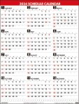 画像3: 2024年壁掛けスケジュール タテ型カレンダー (3)