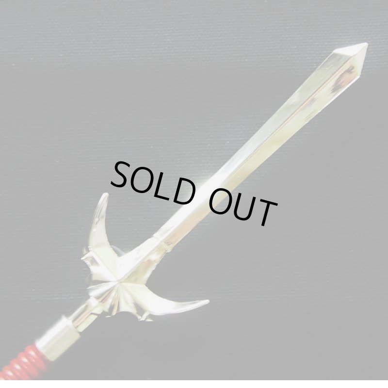 画像2: 真田幸村「十文字槍」ペーパーナイフ (名刀,武将,刃物,関伝の美,愛刀,手紙,封筒,開封,刀剣,ミニチュア,刃紋) (2)