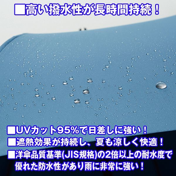 超撥水折畳雨傘ウォーターバリア ポケフラット60cm