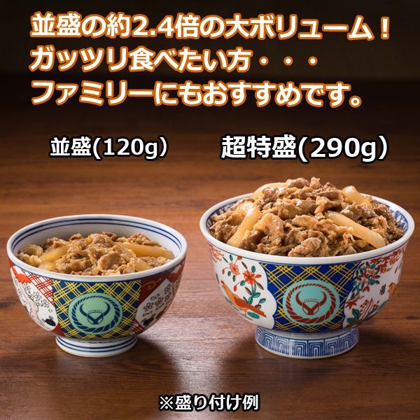 吉野家冷凍超特盛牛丼の具10袋セットEDN-0096