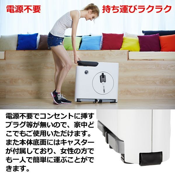 コンパクトに収納できる四角いフィットネスバイク「BIKEBOX」ADO-JB902