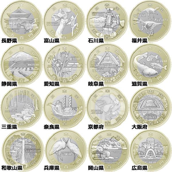 【送料込】地方自治　500円記念硬貨セット