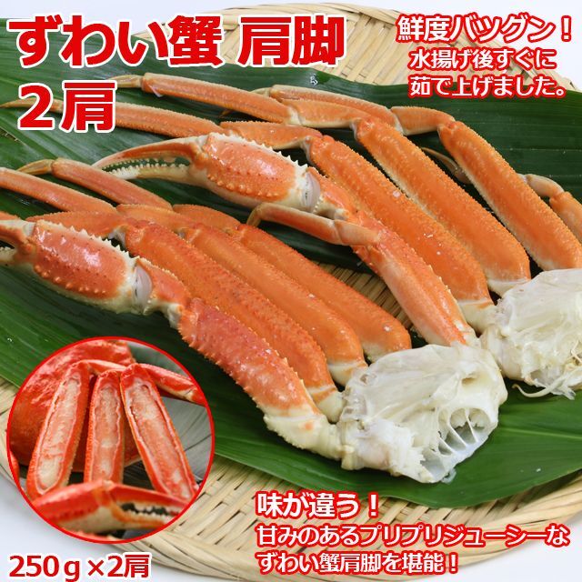 ずわい蟹　肩脚２肩（250ｇ×2肩）KMD-K912020