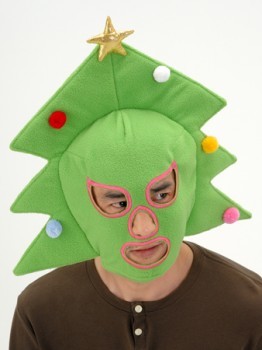 マスク クリスマスツリー コスプレ 衣装 仮装 パーティー クリスマス クリスマスパーティー ツリー 男女兼用 Aic Xtm