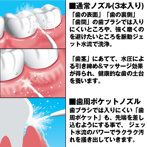 水流ジェットオーラルウォーターパルス はみがき デンタルケア 口腔 洗浄 口内洗浄 歯間 歯茎 舌苔 プラークコントロール Habe 137