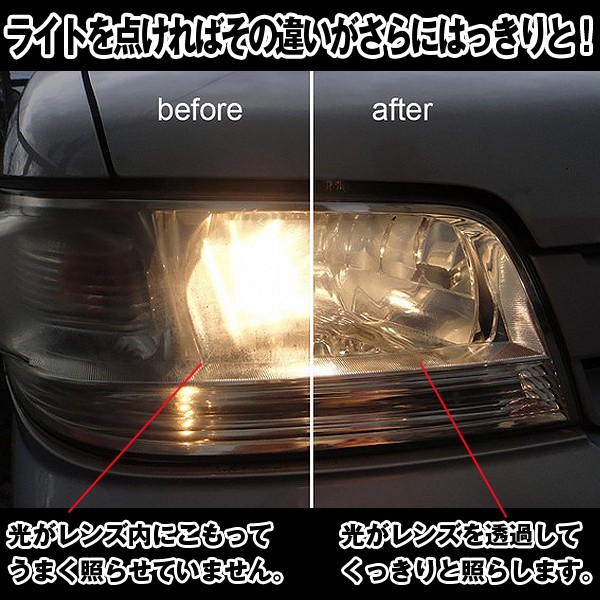 百貨店 BLUE MAGIC ブルーマジック ヘッドライト クリーナー 236ml くすみ 黄ばみ 除去 研磨 Headlight Lens  Restorer