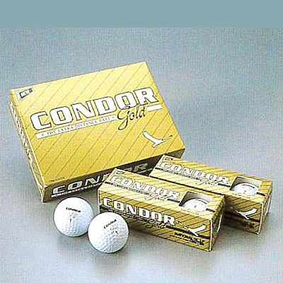 飛距離UPゴルフボール「コンドルGOLD」12球入り(飛ぶボール,アメリカ製,CONDOR GOLD+,コンドルゴールド,非公認球,ゴルフ)