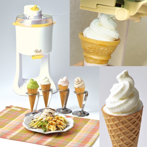 ソフトクリームメーカー Blanche　家庭用　アイス　ソフトクリーム　自家製