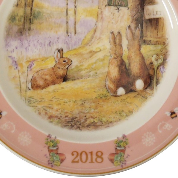 ピーターラビット2018イヤーズプレート (PETER RABBIT,お皿,皿た